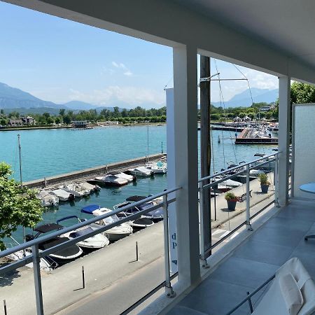 Ferienwohnung Vue Sublime Sur Le Lac Du Bourget Le Bourget-du-Lac Exterior foto