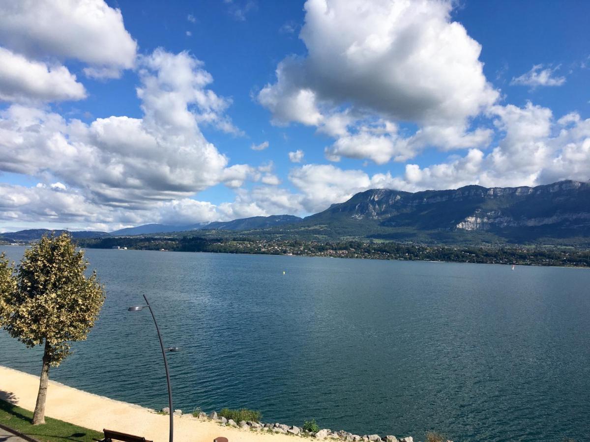 Ferienwohnung Vue Sublime Sur Le Lac Du Bourget Le Bourget-du-Lac Exterior foto