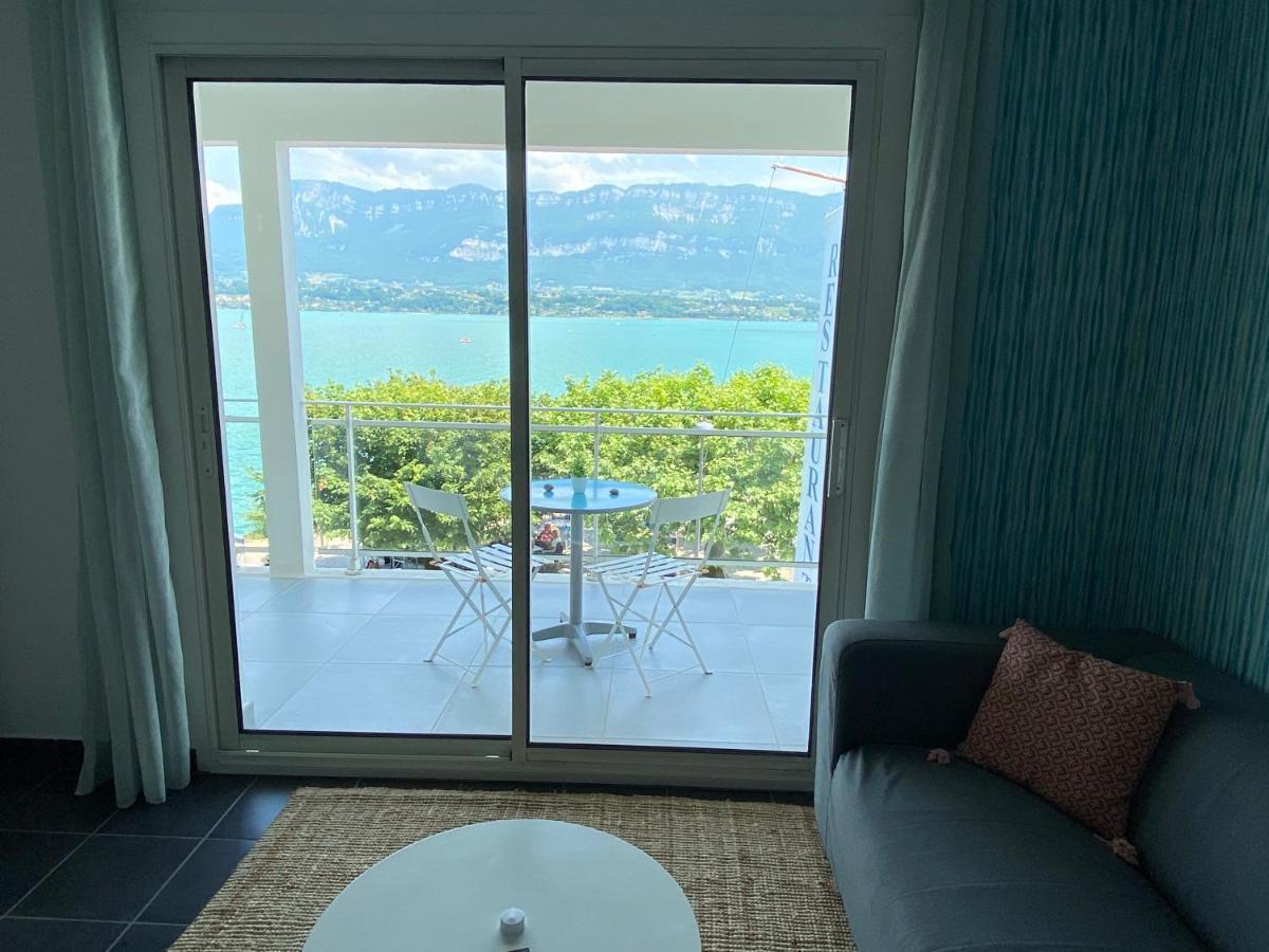 Ferienwohnung Vue Sublime Sur Le Lac Du Bourget Le Bourget-du-Lac Exterior foto